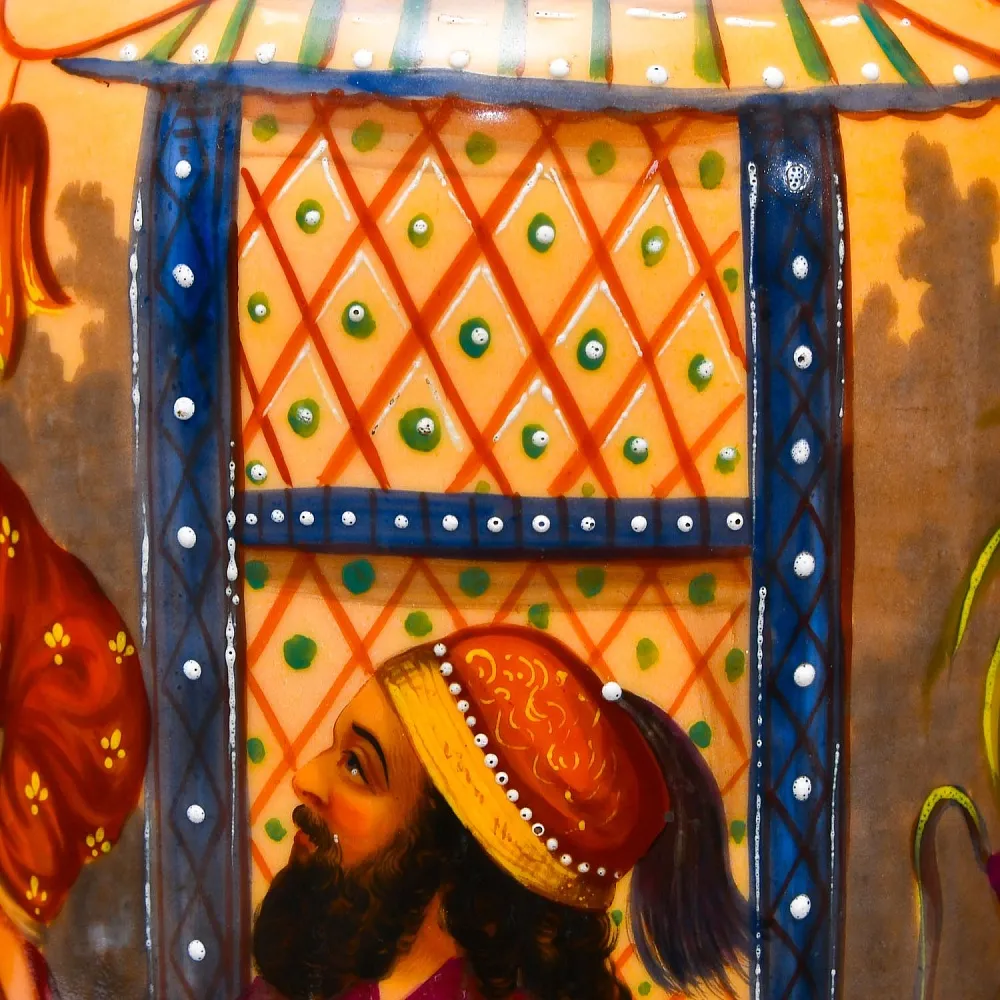 Редкие!!! Большие Антикварные Парные Вазы «Персидские мотивы», Франция VIEUX PARIS.