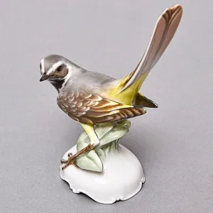 Коллекционная Фарфоровая статуэтка «Птица. Трясогузка», ROSENTHAL Германия, 60-е гг. ХХ века.