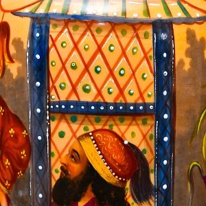 Редкие!!! Большие Антикварные Парные Вазы «Персидские мотивы», Франция VIEUX PARIS.