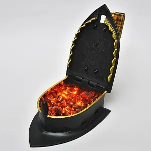 Большой Старинный Угольный Чугунный Утюг Индия первая половина ХХ века.