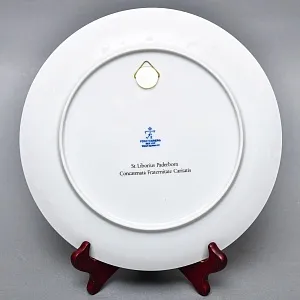 Коллекционное Фарфоровое блюдо - тарелка «ПАВЛИН», Furstenberg Германия, вторая половина ХХ века.