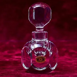 Редкость! Хрустальный Парфюмерный Флакон для духов «KATIA», VAL SAINT LAMBERT, Бельгия.