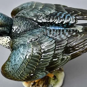 Большая Фарфоровая Статуэтка «Птица - Сокол-Сапсан», Hutschenreuther, Германия -1970 год.