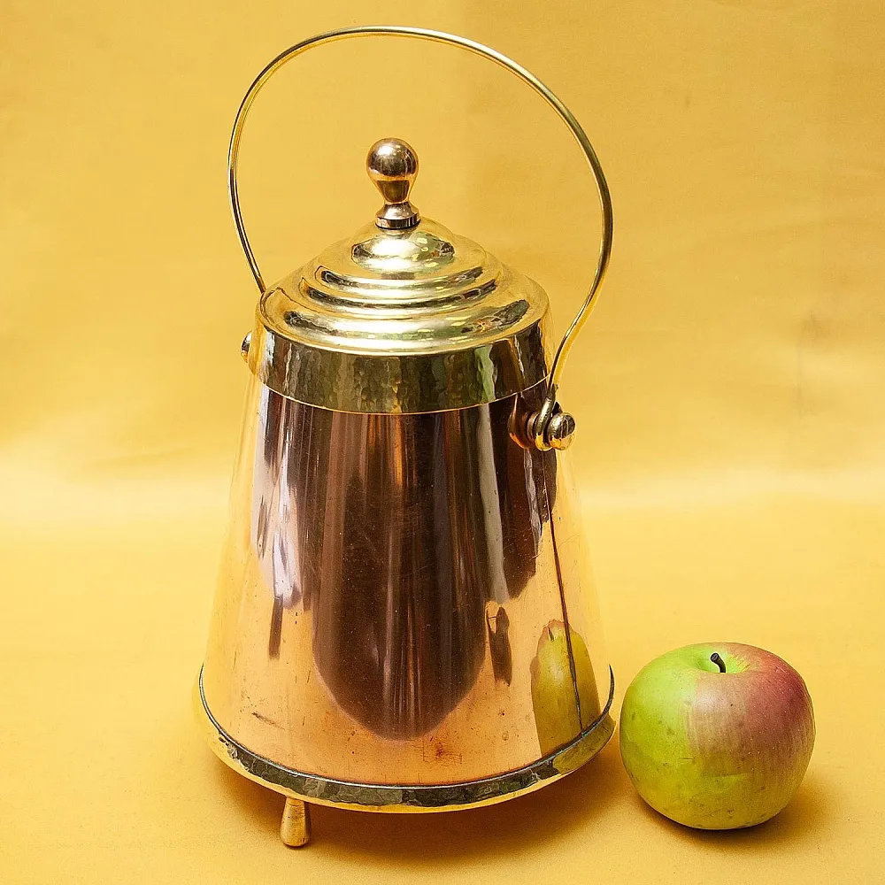 Редкость!!! Антикварное Медное Ведро для Угля - Зольник. Англия начало ХХ века.