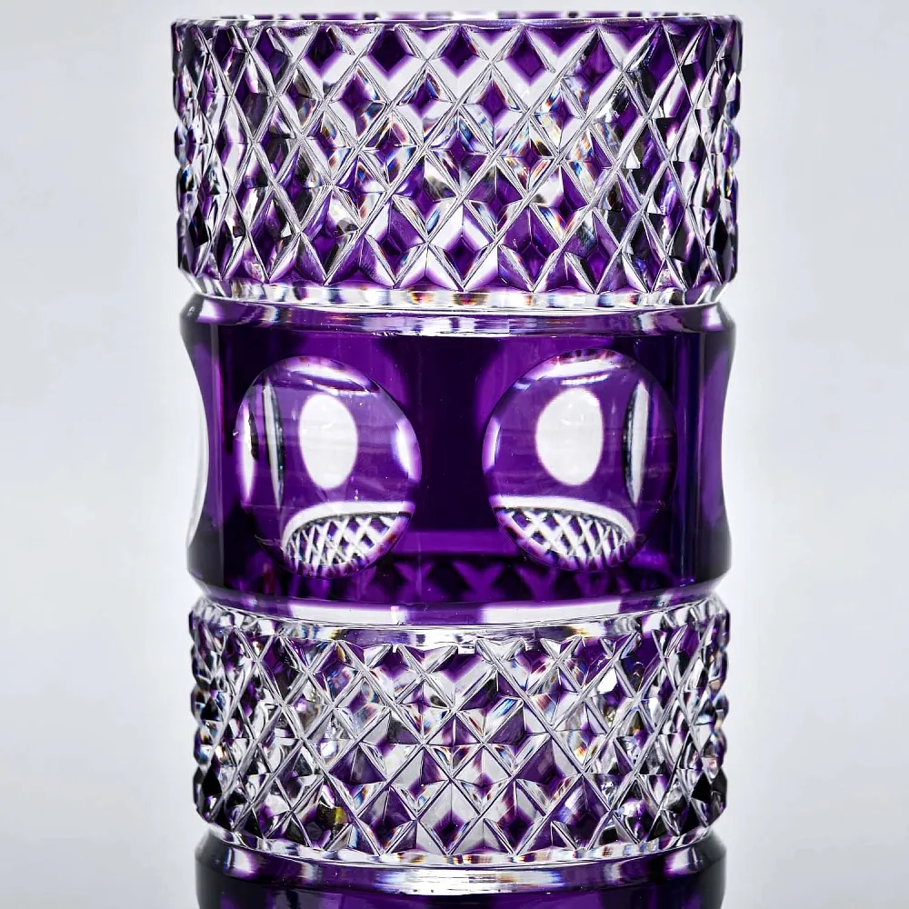 Дизайнерская Ваза Цветного Хрусталя WMF Crystal Cabinet Германия -70 годы ХХ века..