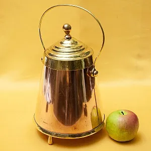 Редкость!!! Антикварное Медное Ведро для Угля - Зольник. Англия начало ХХ века.