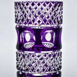 Дизайнерская Ваза Цветного Хрусталя WMF Crystal Cabinet Германия -70 годы ХХ века..