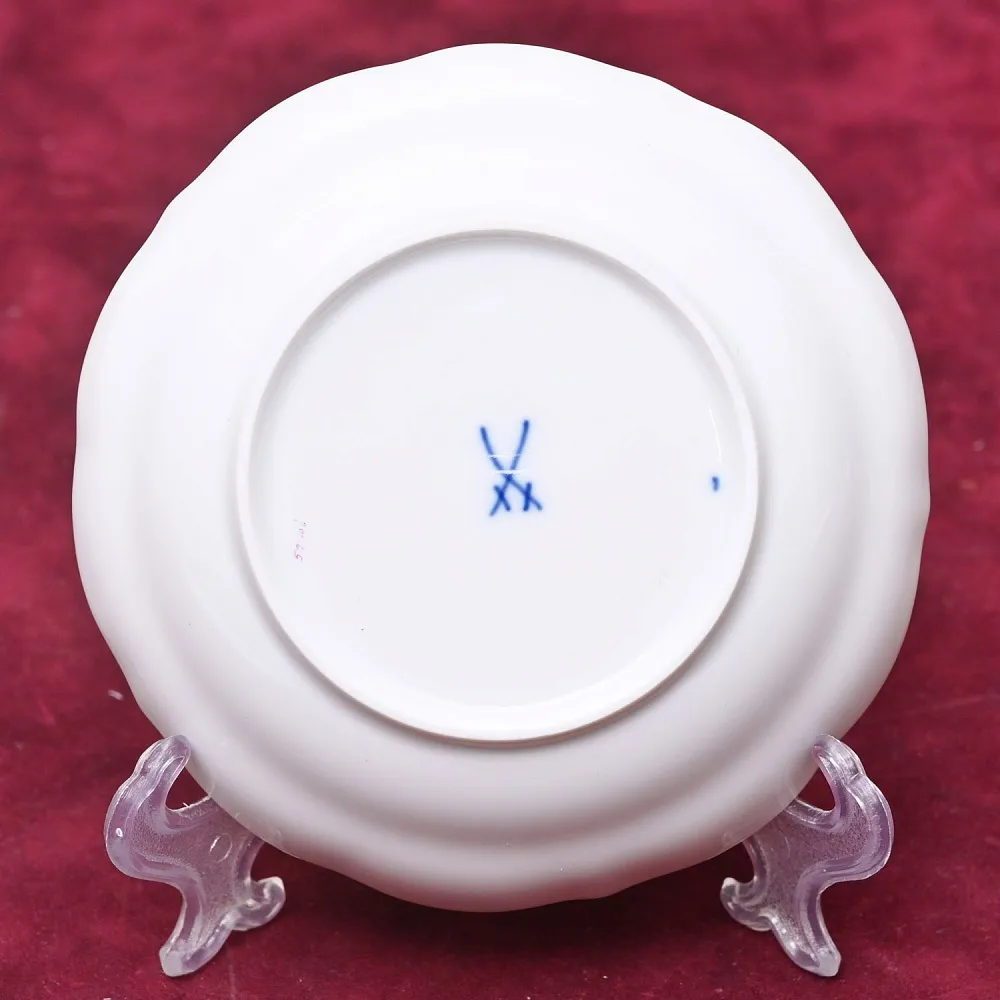 Классическая Фарфоровая Кофейная пара «РОЗА», MEISSEN Германия, середина ХХ века.