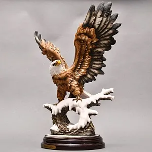 Большая Коллекционная статуэтка Птица - «Орел. Белоголовый орлан», Fanconi Arts Италия.