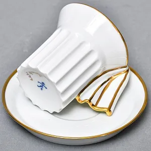  Фарфоровый Кофейный сервиз тет-а-тет «Греческие колонны» 8 предметов, Furstenberg Германия.