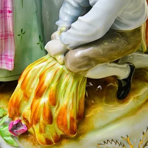 Редкость!!! Большая Фарфоровая Ваза «УРОЖАЙ», PLAUE Германия середина ХХ века.