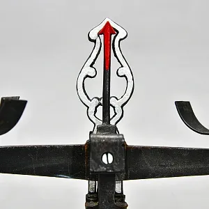 Антикварные Чугунные Кухонные весы с чашками FОRCE на 5кг. Франция начало ХХ века!