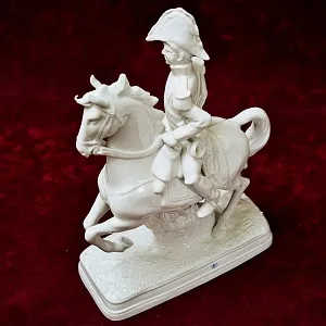 Коллекционная Статуэтка «Людовик Бонапарт на коне» Фарфор Scheibe - Alsbach Германия -1952-1972 г.