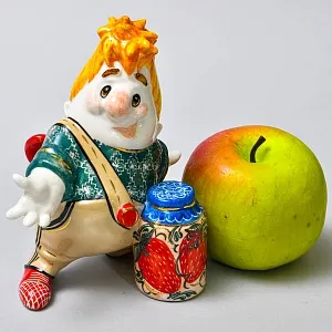 Авторская Коллекционная Фарфоровая Статуэтка «КАРЛСОН», Россия.