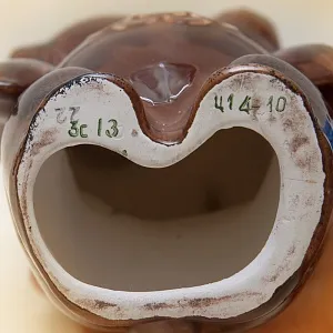 Большая Коллекционная Статуэтка «ОЛИМПИЙСКИЙ МИШКА», Фаянс ЗиК Конаково СССР -1980 год.