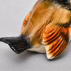 Коллекционная Фарфоровая статуэтка «Птица - Воробей», Goebel Германия -1972 год.