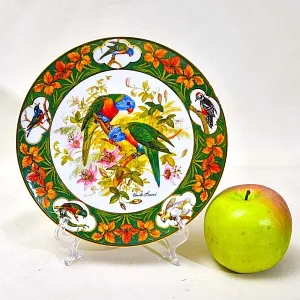 Редкость! Коллекционная Тарелка «Попугай» Фарфор, Hause Schirnding, Германия - 1994 год.