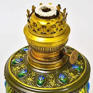 Редкость! Антикварная Керосиновая Лампа Ehrich Graetz, Berlin Германия -1905 год.