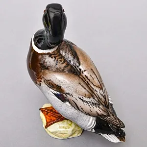 Коллекционная Фарфоровая статуэтка «Утка - Селезень», Испания, 50-70 годы ХХ века. 