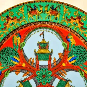 «Путешествие Марко Поло» - Коллекционная Фарфоровая Тарелка - Блюдо, VERSACE, Rosenthal Германия - 1995 год.