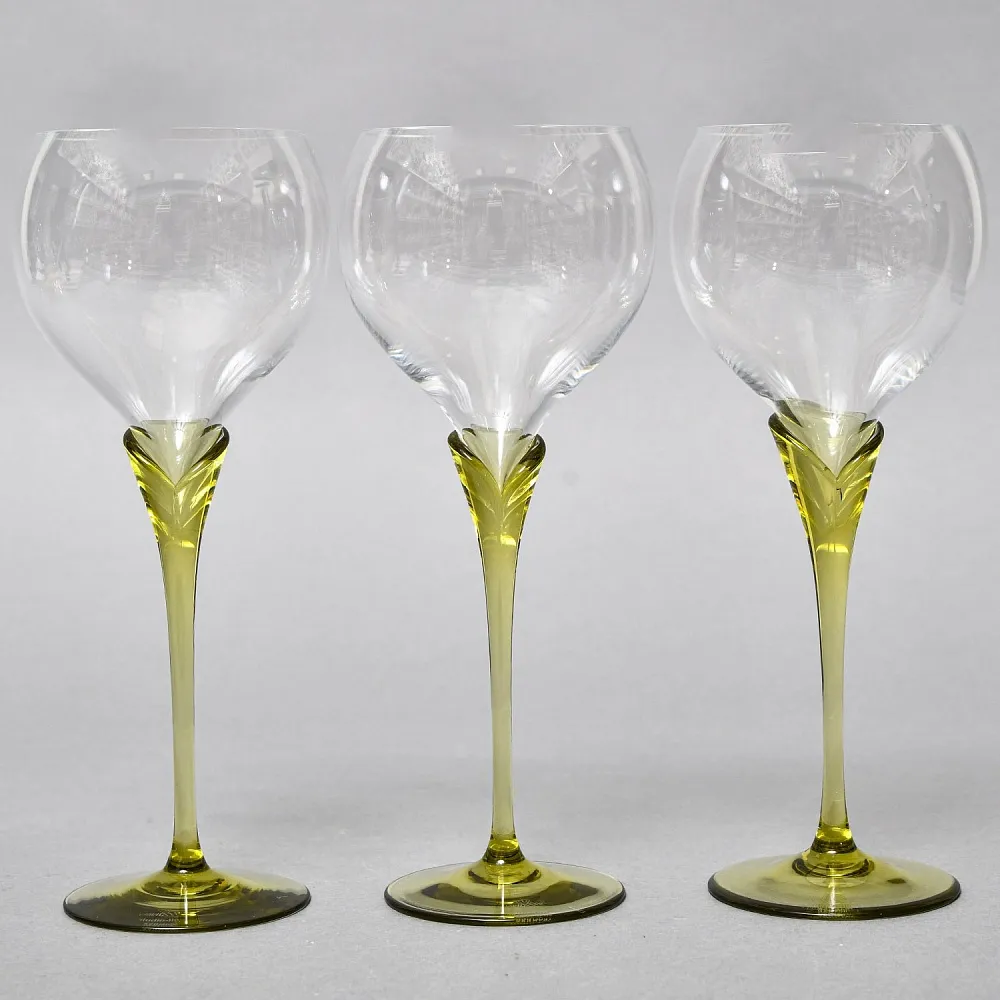 Бокалы для красного вина «Papyrus», Хрусталь Rosenthal Studio Line, Германия -1960 -1969 годы.