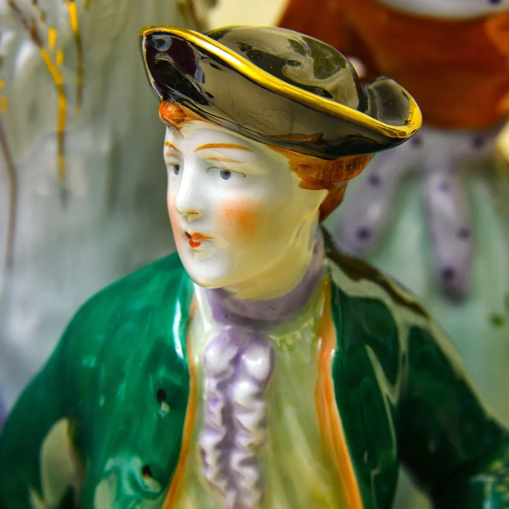 Редкость!!! Большая Фарфоровая Ваза «УРОЖАЙ», PLAUE Германия середина ХХ века.