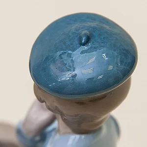 Коллекционная Фарфоровая статуэтка «Маленький скульптор» Lladro, Испания - 1985 год.