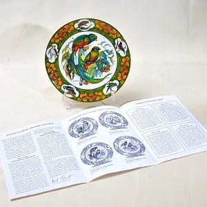 Редкость! Коллекционная Тарелка «Райская птица» Фарфор, Hause Schirnding, Германия - 1994 год.