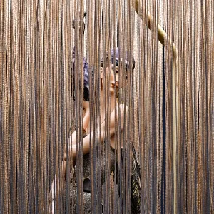 Настольная Электрическая Лампа - Светильник «Дама с Павлином», FLORENCE Италия -1987 год.