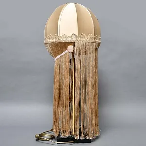 Редкость! Настольная Электрическая Лампа - Светильник «Дама с Павлином», Florence Италия -1987 год.