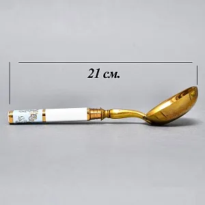 Набор для подачи и сервировки - 3 предмета, "Незабудки" Фарфор Haviland Франция, первая половина ХХ века.