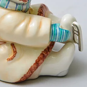 Авторская Коллекционная Фарфоровая Статуэтка «Первые Коньки», Россия.