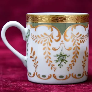 Коллекционная Кофейная Пара «Садовый орнамент», GLORIA Bayreuth, Германия 60гг.