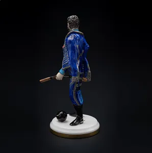 Коллекционная Авторская Статуэтка «Генералы Отечественной Войны 1812 года - Кульнев Я.П.», фарфор, Россия. 