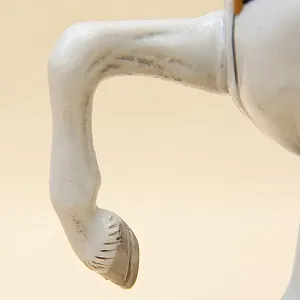 Большая Статуэтка «Генерал БЕССЬЕР на коне» Фарфор Scheibe - Alsbach Германия -1952-1972 г.