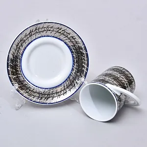 Коллекционная Авторская Кофейная Пара из коллекции «Cupola», Фарфор Rosenthal Германия, 2002 год.