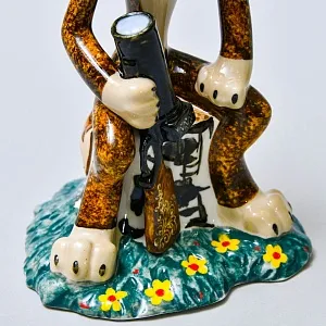 Авторская Коллекционная Фарфоровая Статуэтка «Пес Шарик», Россия.
