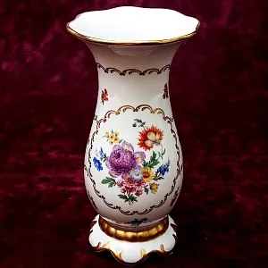 Винтажная Декоративная Ваза «Летний День» Фарфор, Gerold Porzellan Tettau, Германия.