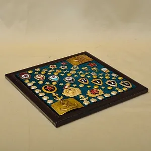 Коллекционное Панно - Картина «Элементы формы и Знаки отличия ВС СССР», Россия вторая половина ХХ в.