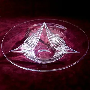 Хрустальное Блюдо для фруктов - Ваза, DOROTHEENHUTTE Германия, 70-е годы ХХ века.