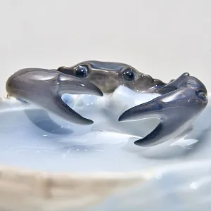 Коллекционное Фарфоровое Блюдо для морепродуктов «КРАБ», Royal Copenhagen Дания, 1966 год.