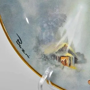 Авторская Фарфоровая тарелка «Жизнь Христа», Royal Doulton Великобритания, 80-е годы ХХ века.