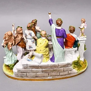 Редкость! Коллекционная Фарфоровая статуэтка «ТРИУМФ», Scheibe-Alsbach Германия, 1962 - 1972 годы. 