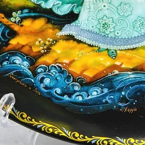 Коллекционная Тарелка «Сказка о Снегурочке - ПЕСНЬ ЛЮБВИ» Фарфор - ЛФЗ, СССР - 1990 год.