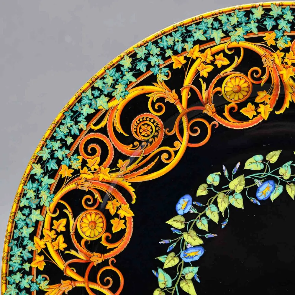 Коллекционная Тарелка - Блюдо «Золотой плющ» Фарфор, VERSACE, Rosenthal Германия -1997 год. 