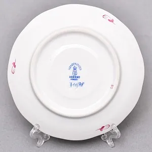 Коллекционная Фарфоровая Кофейная пара «APPONYI PURPUR», HEREND Венгрия.