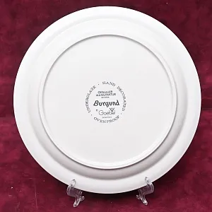 Набор подстановочных тарелок - 8 штук «Бургундия», Фарфор Goebel Германия, 1972 - 1979 годы.
