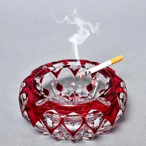 Классическая Хрустальная Пепельница, VAL SAINT LAMBERT Бельгия 60 гг.