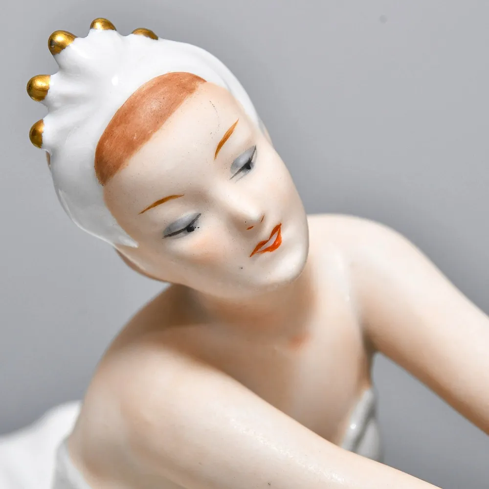 Фарфоровая статуэтка «Балерина. Анна Павлова»  ВАЛЕНДОРФ - WALLENDORF  Германия.