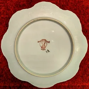 Редкость! Антикварная Фарфоровая Тарелка - Блюдо « Садовые Феи», Works Karlsbad, Австрия конец XIX - начало ХХ века.